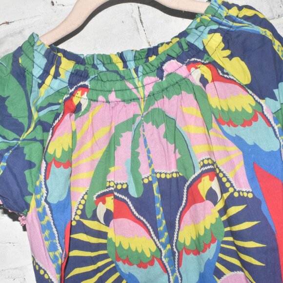 Mini Boden Kids Cruise Parrot Funky Dress Size 6-7* - Picture 3 of 5